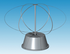 Computer model of the "Windcrown" of the Dutch company WindWall.