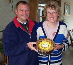 A wonderful couple, example for sustainable living in  Zwartewaal, the Netherlands: Netty and Dick van Reems!